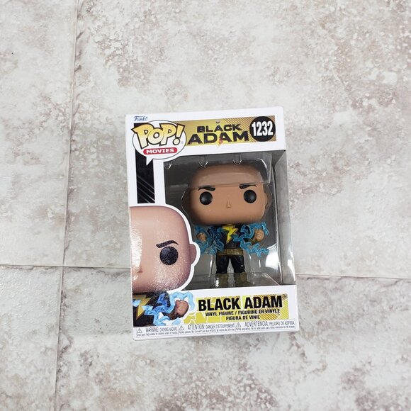 1232 Black Adam Funko Pop Movies With Lightning Vinyl Figure NIB 2022 - Picture 1 of 7